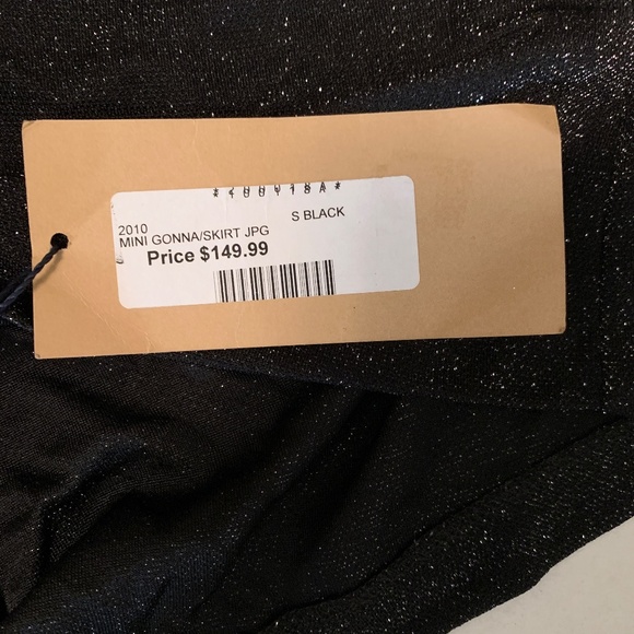 NWT Massimo Nuhi Sparkly Shorts in Black Made in Italy- Size S - Picture 4 of 7